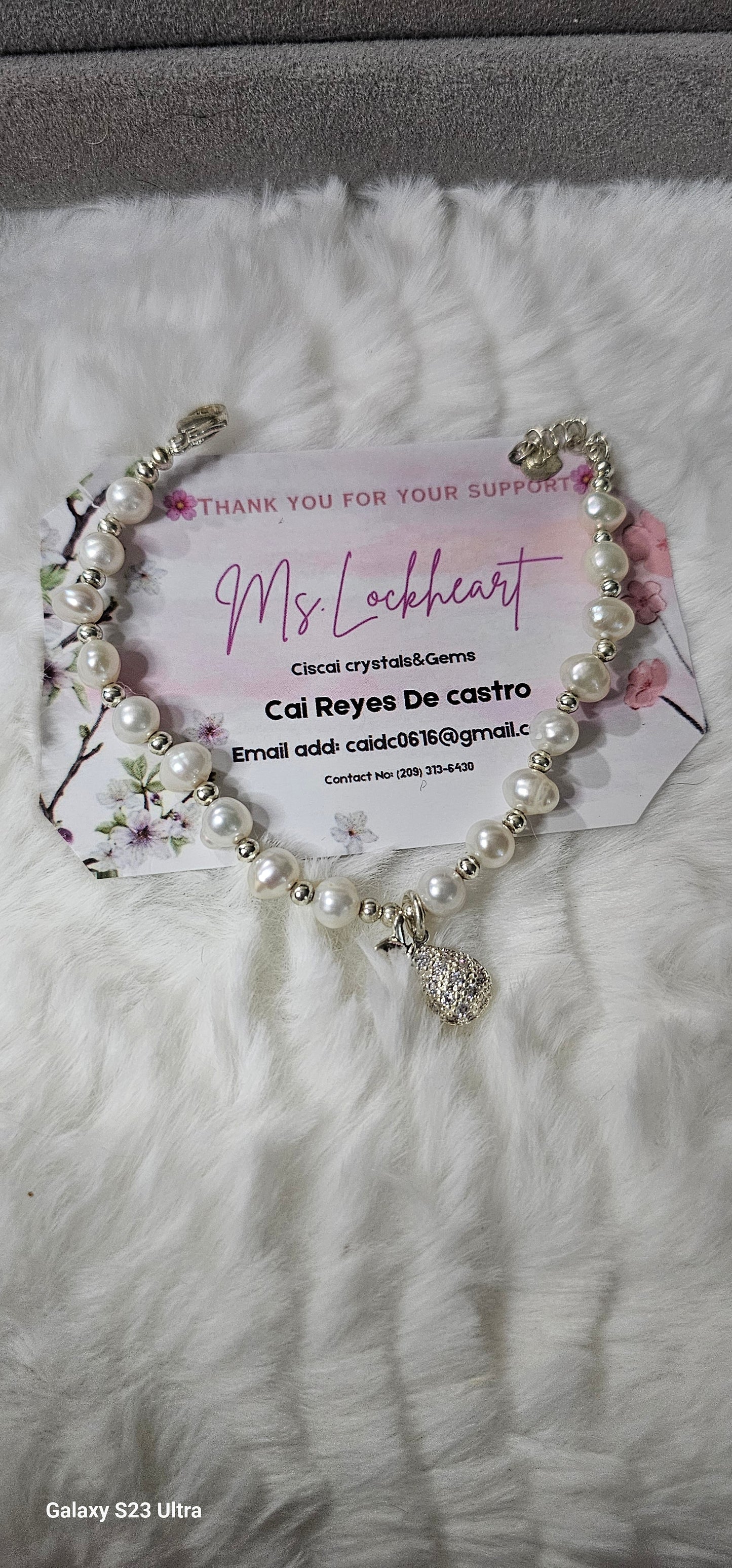 Elegant Real pearl Bracelet