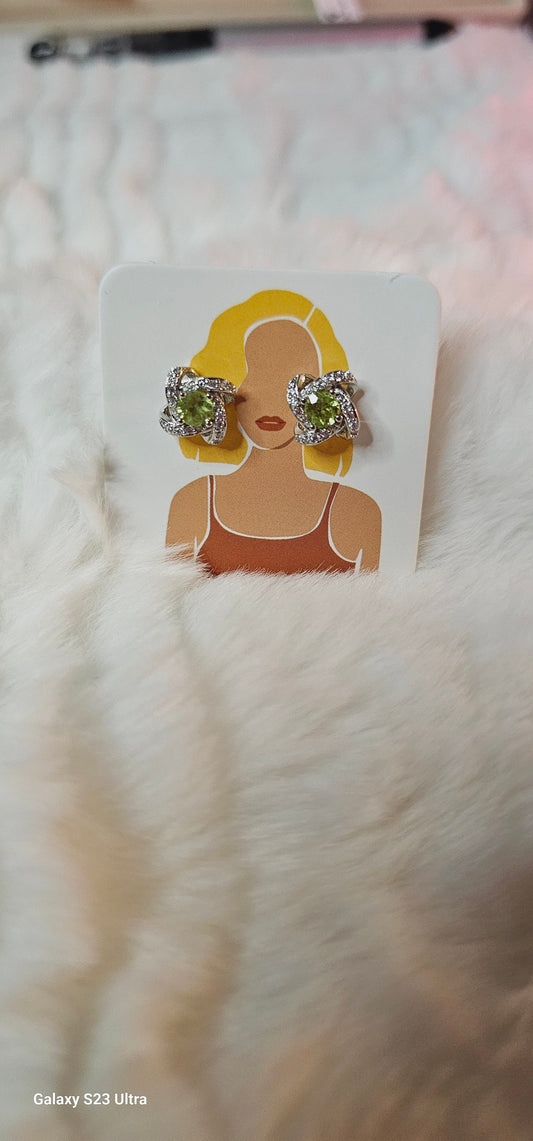 S925 natural stone Earings