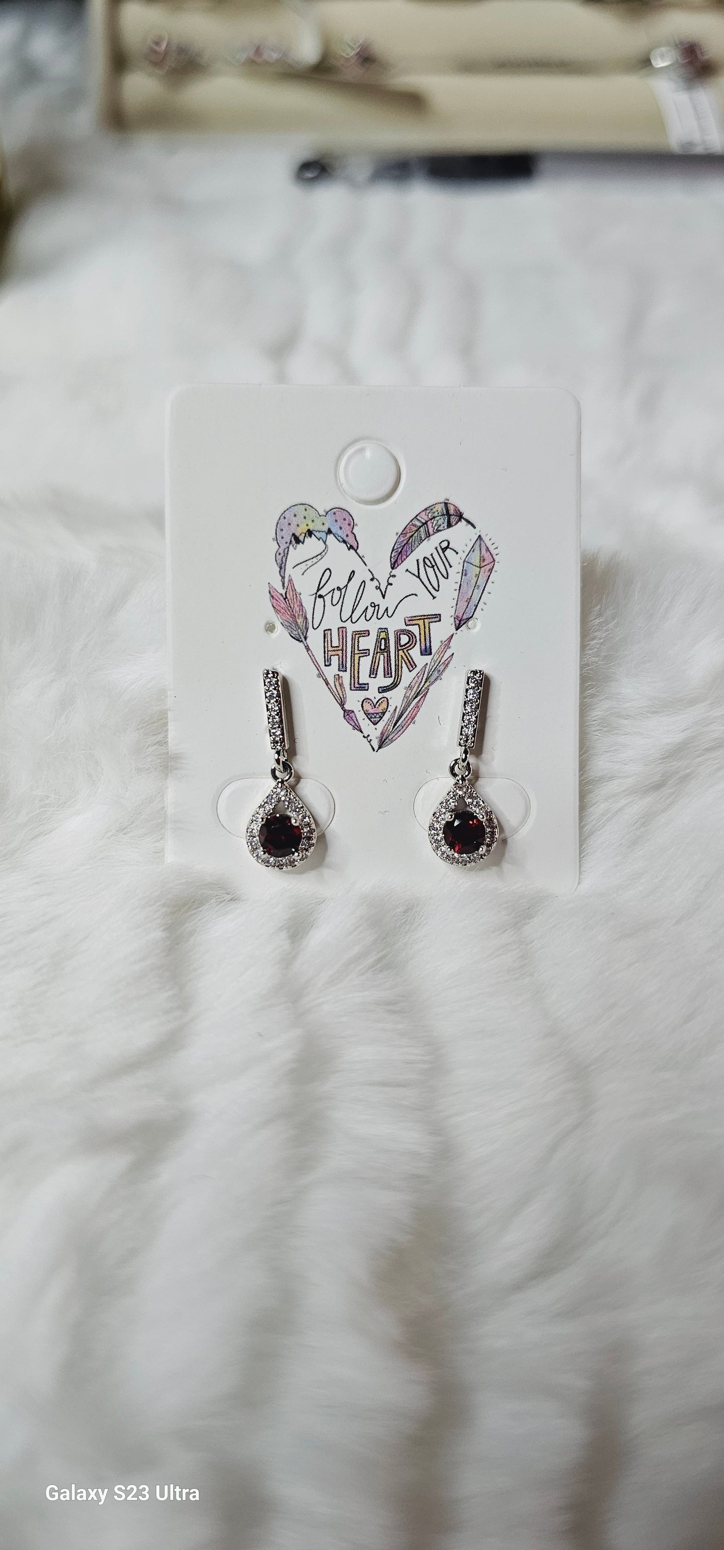 S925 natural stone Earings