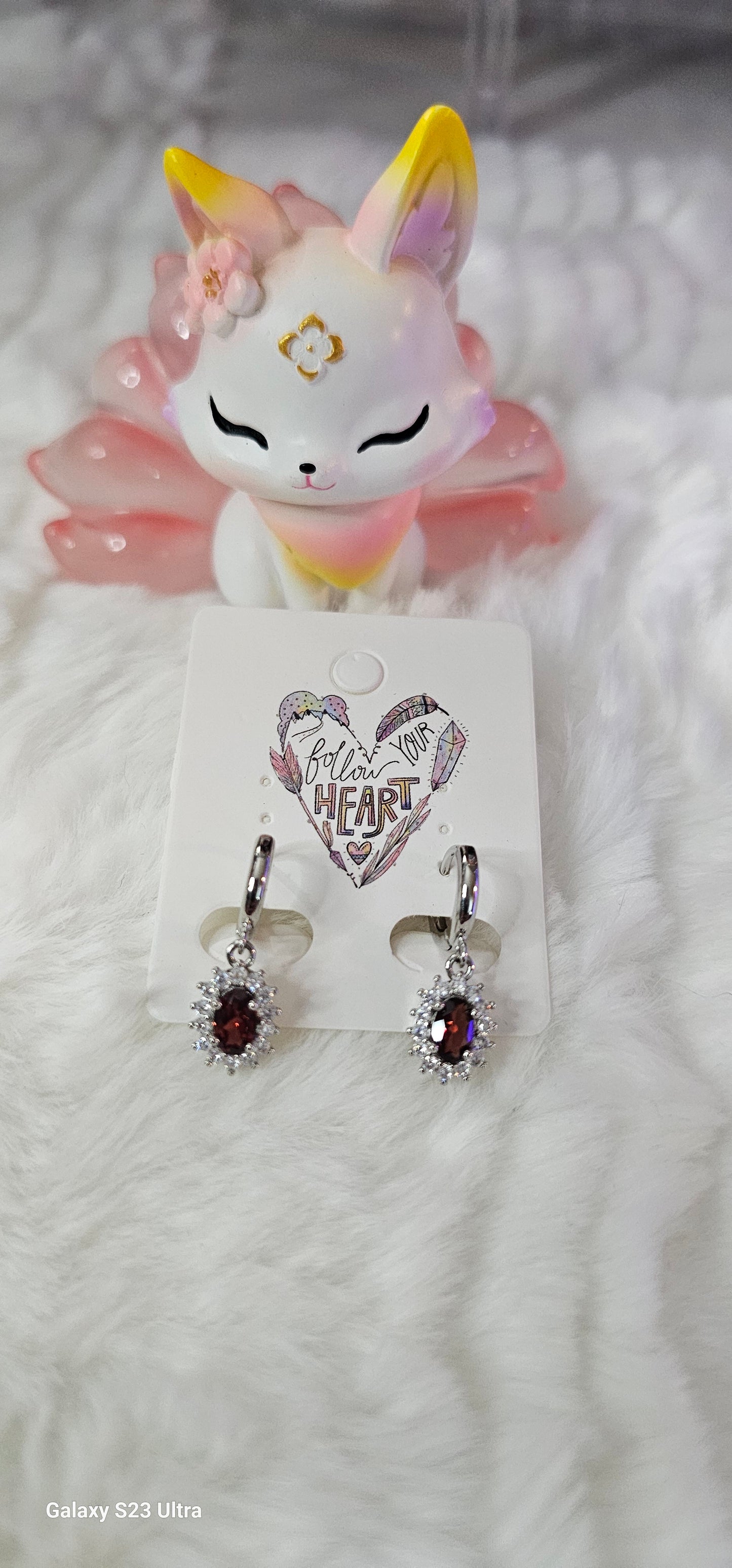 S925 natural stone Earings